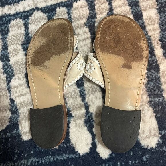 Jack Rogers Hamptons flat sandals cream white - Picture 10 of 10